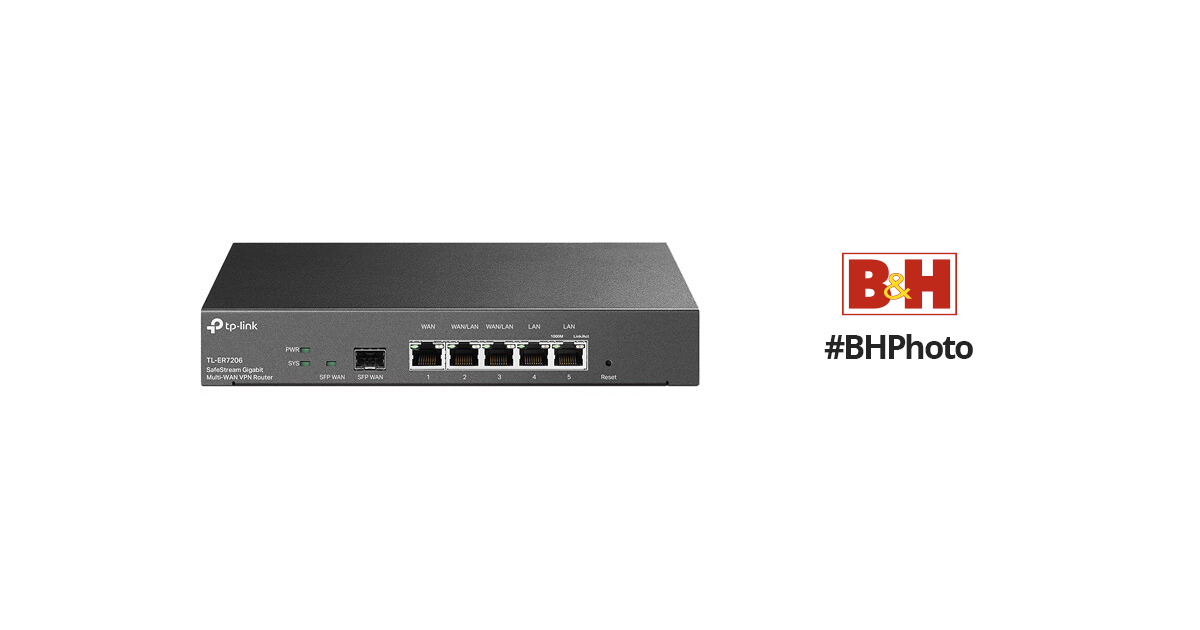 Gigabit Router ER7206 VPN Video Omada Photo B&H TP-Link ER7206