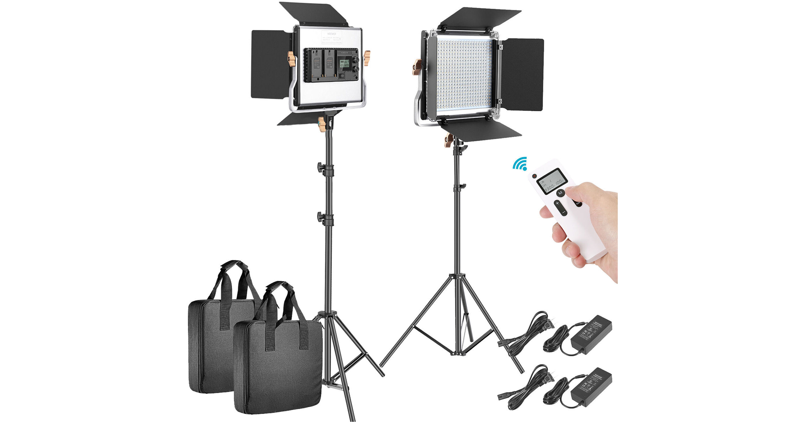 Neewer Advanced 2.4 GHz 480 BiColor LED Video 2Light 10096557