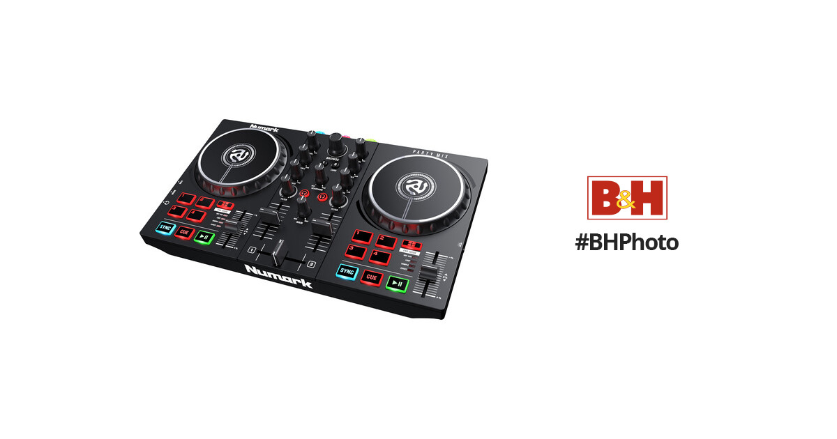 Numark Party Mix II DJ Controller with Built-In Light PARTYMIXII
