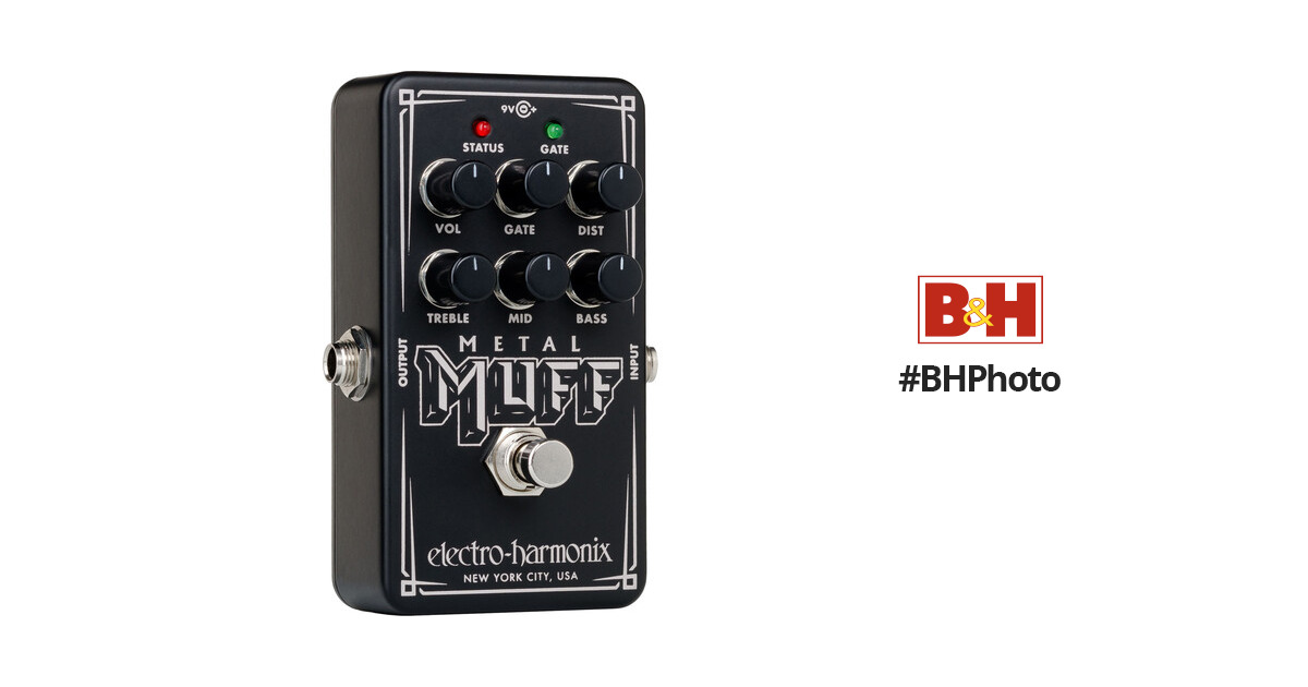 Electro-Harmonix Nano Metal Muff Distortion Pedal with Built-In Gate