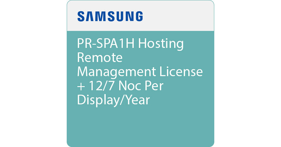 Samsung MagicINFO Hosting Remote Management License PRSPA1H B&H