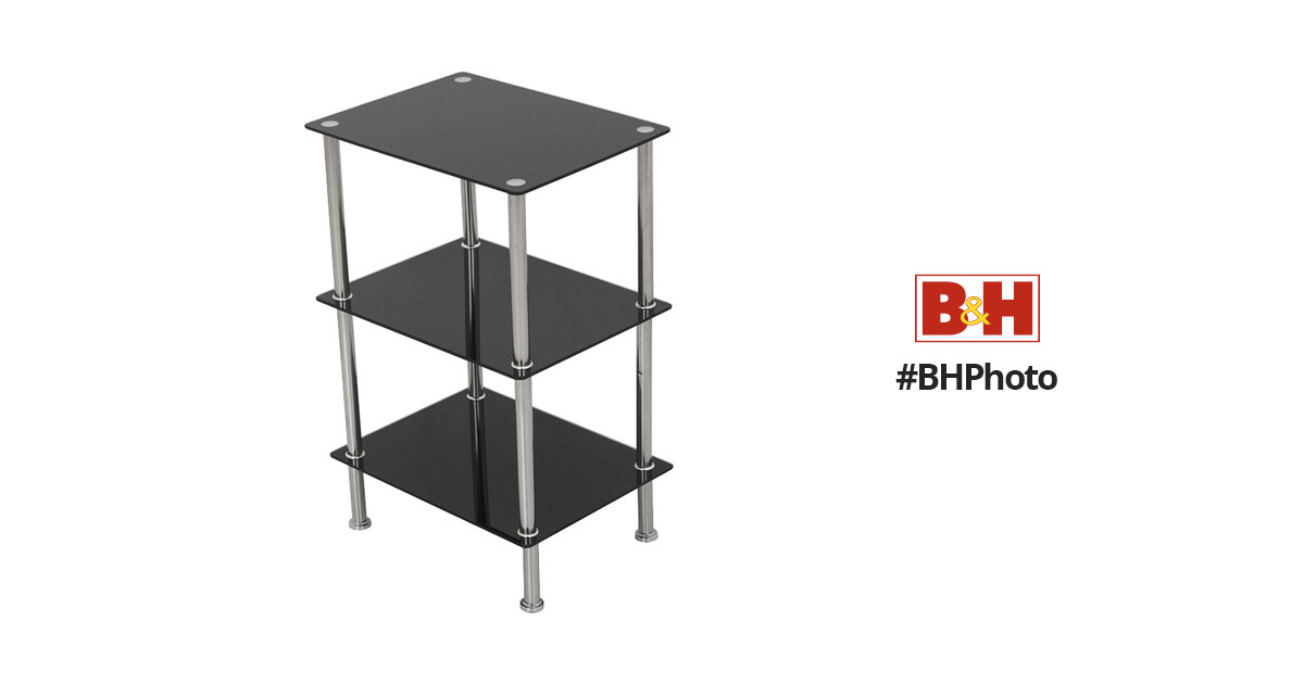 S33-A: Small 3 Tier Square Shelving Unit - AVF Group US
