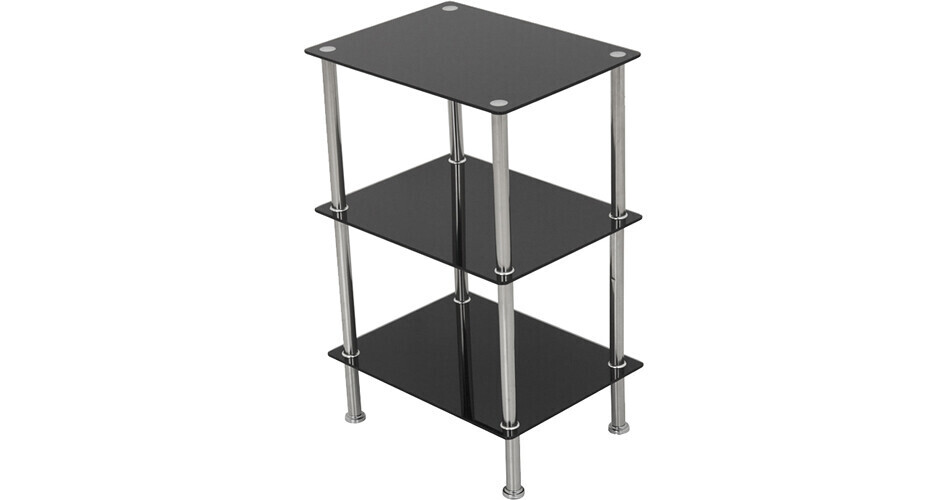 S33-A: Small 3 Tier Square Shelving Unit - AVF Group US