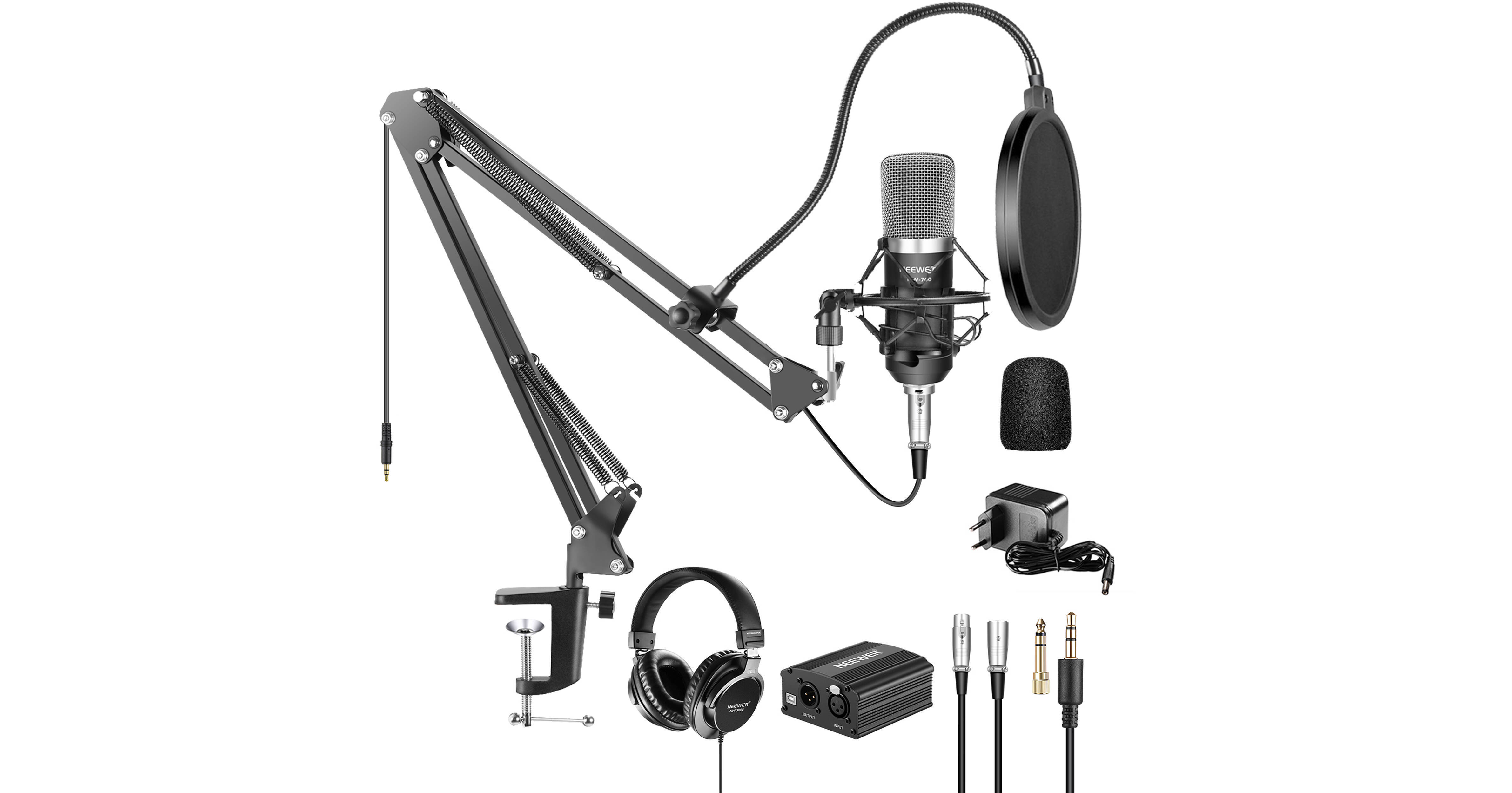 Neewer NW700 Pro Condenser Microphone and Monitor 90092378 B&H
