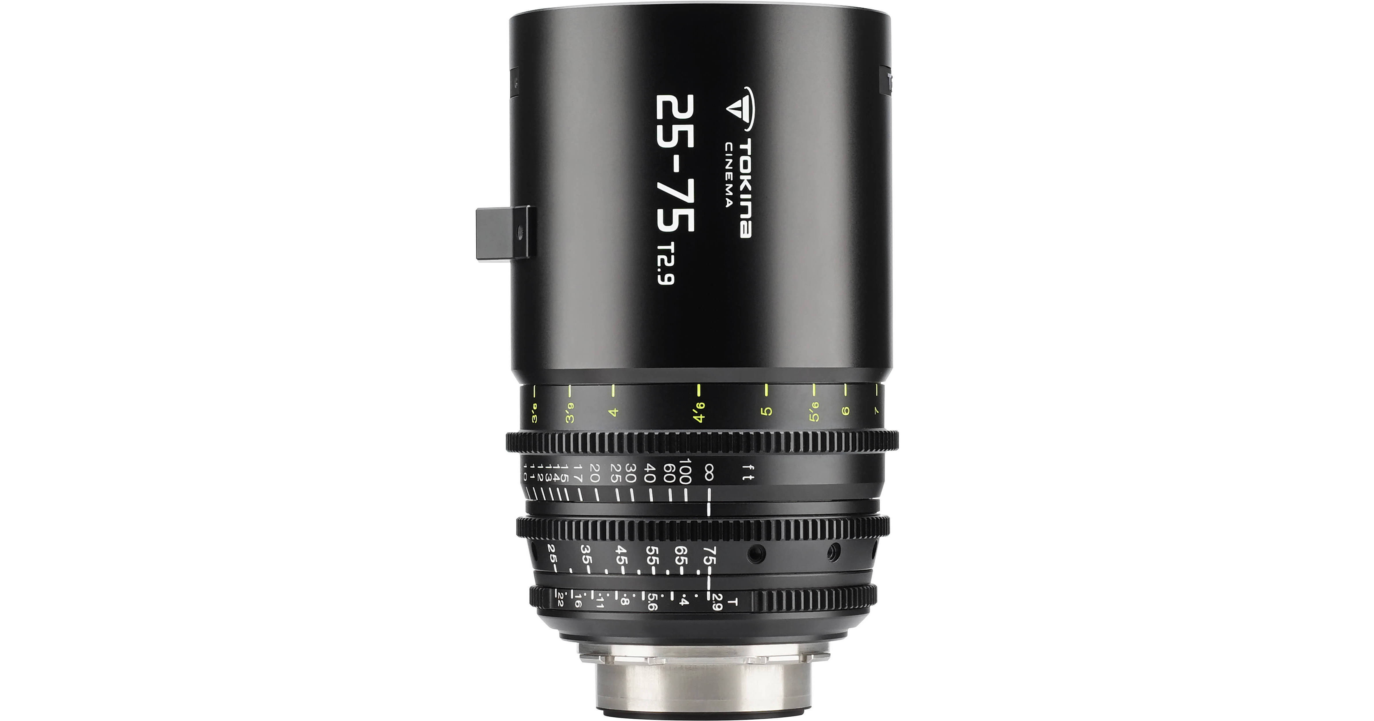 Tokina 25-75mm T2.9 Cinema Zoom Lens (E Mount)