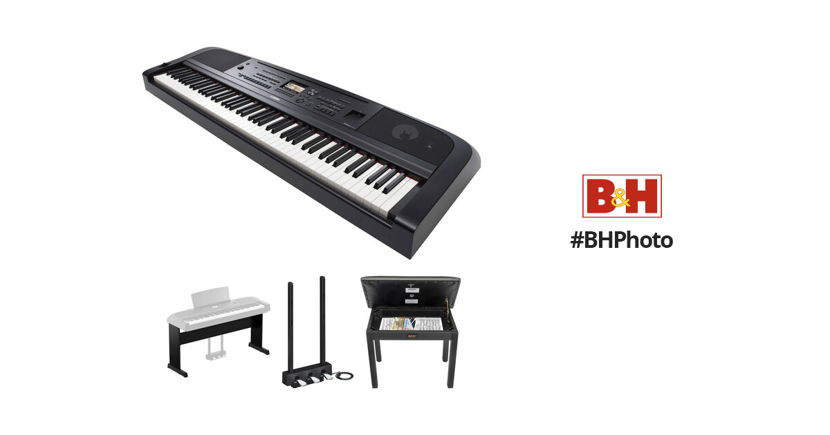 Yamaha DGX-670 88-Key Portable Digital Grand Piano DGX670B B&H