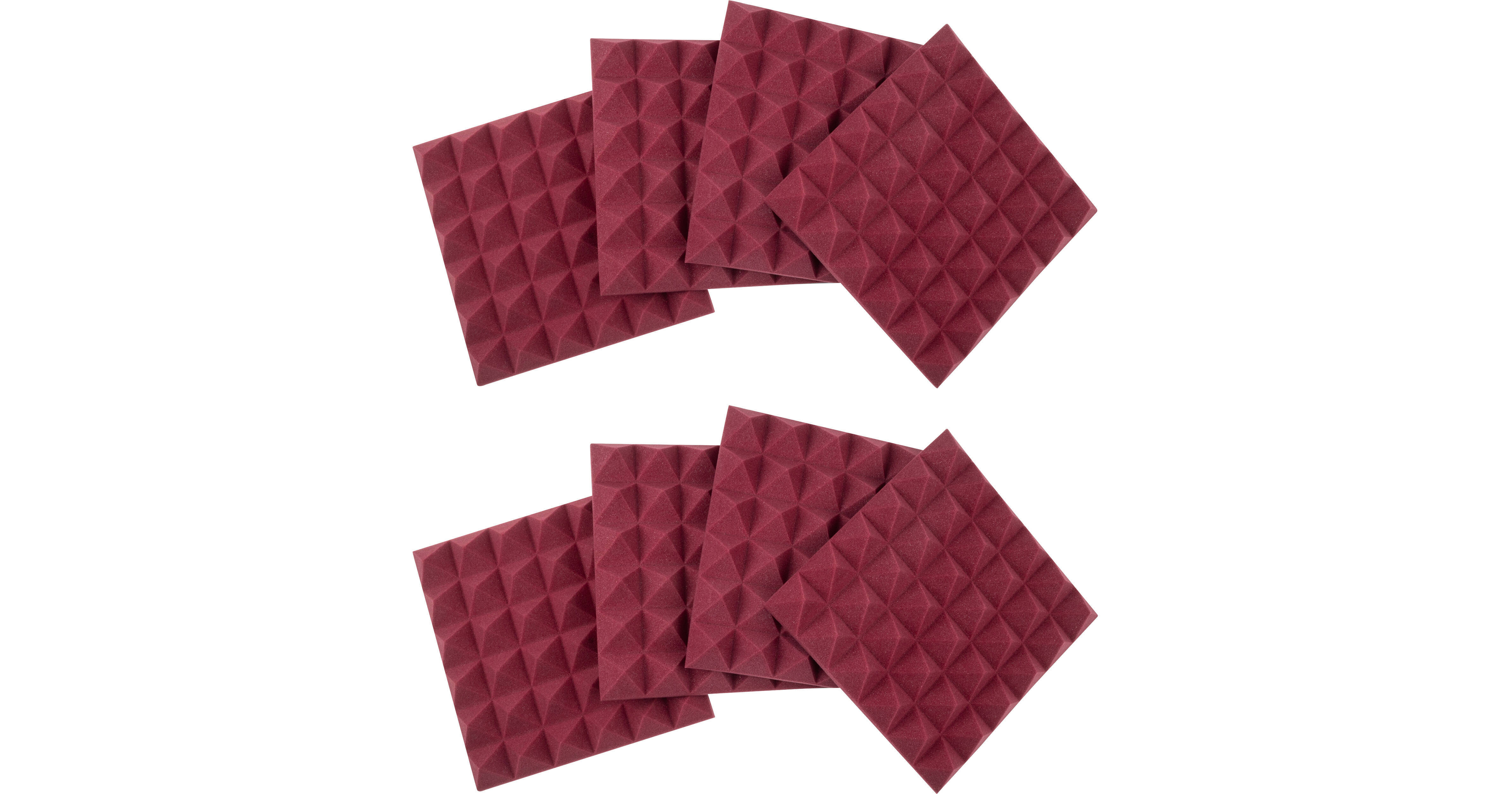 Gator 12x12" Acoustic Pyramid Panel GFWACPNL1212PBDY8PK B&H