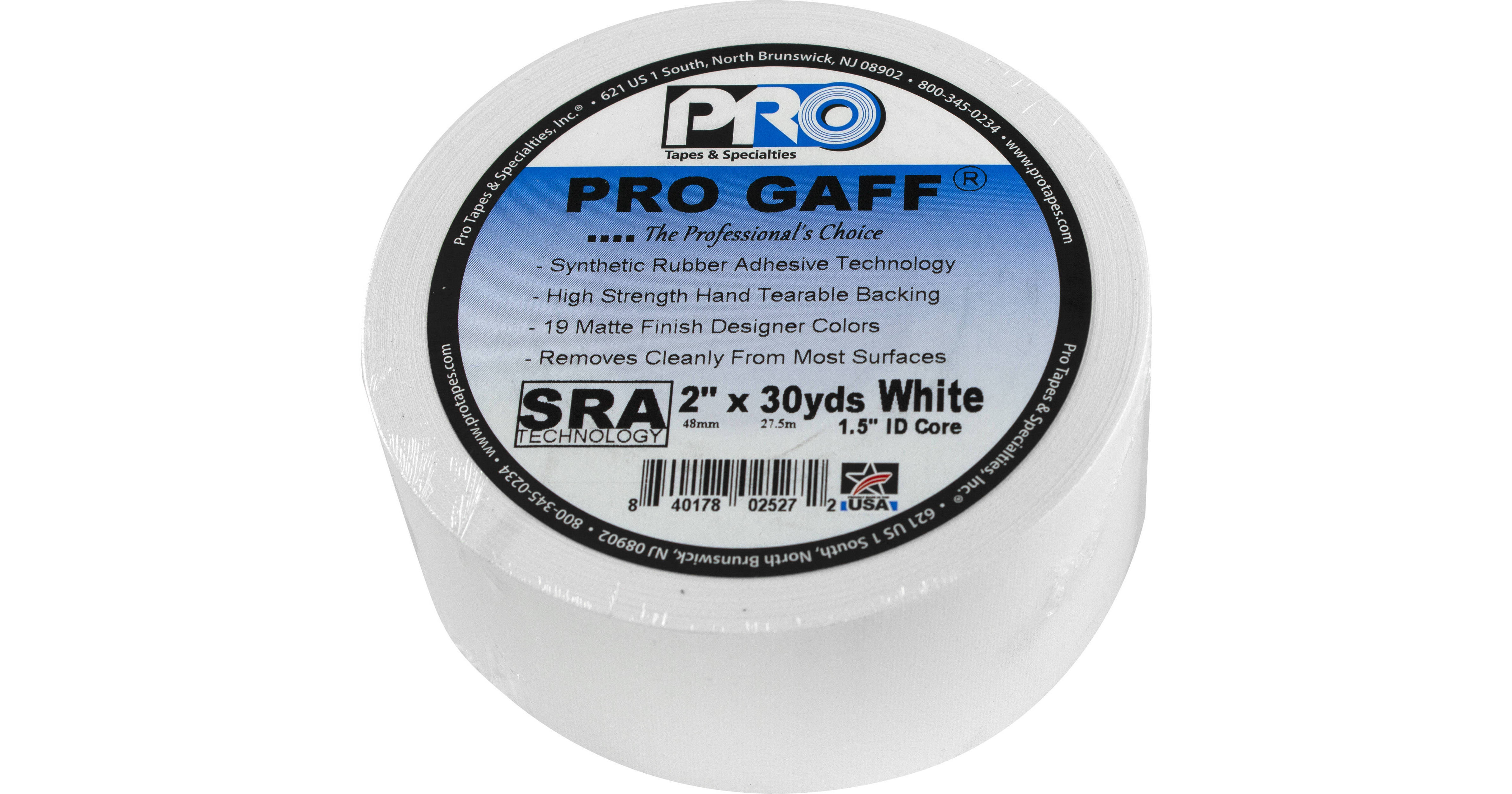 ProTapes Pro 408 Double Coated Polyester Tape - 3.75 Mil Thick, 3" X 55 Yds Clear