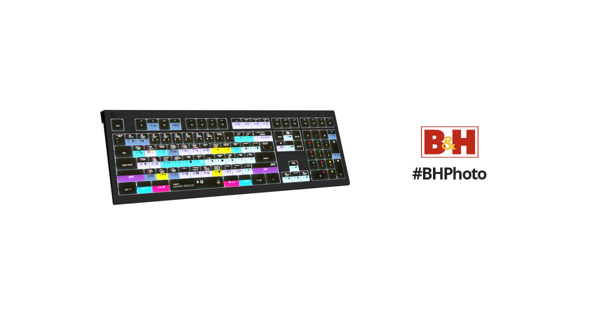 Logickeyboard ASTRA 2 Backlit Keyboard LKB-RESB-A2M-US B&H Photo