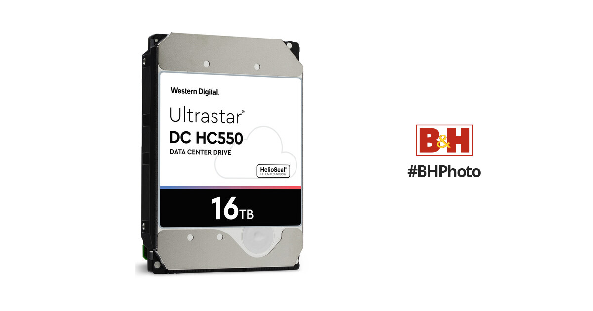 WD 16TB UltraStar DC HC550 7200 rpm SATA III 3.5