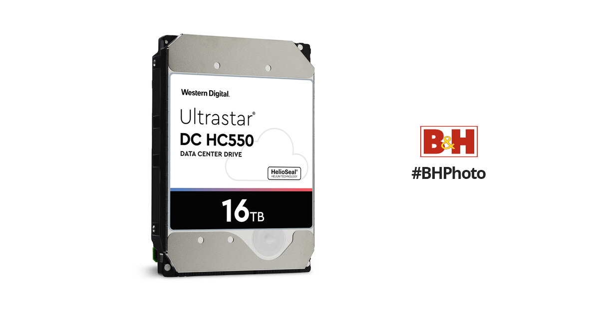 WD 16TB UltraStar DC HC550 7200 rpm SAS-3 3.5