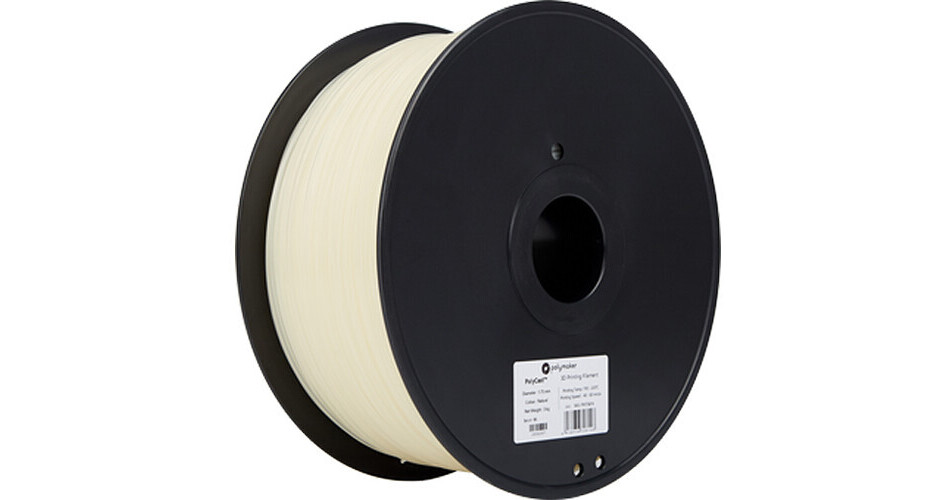 Polymaker 1.75mm PolyCast Filament (3kg, Natural) PM70814 B&H