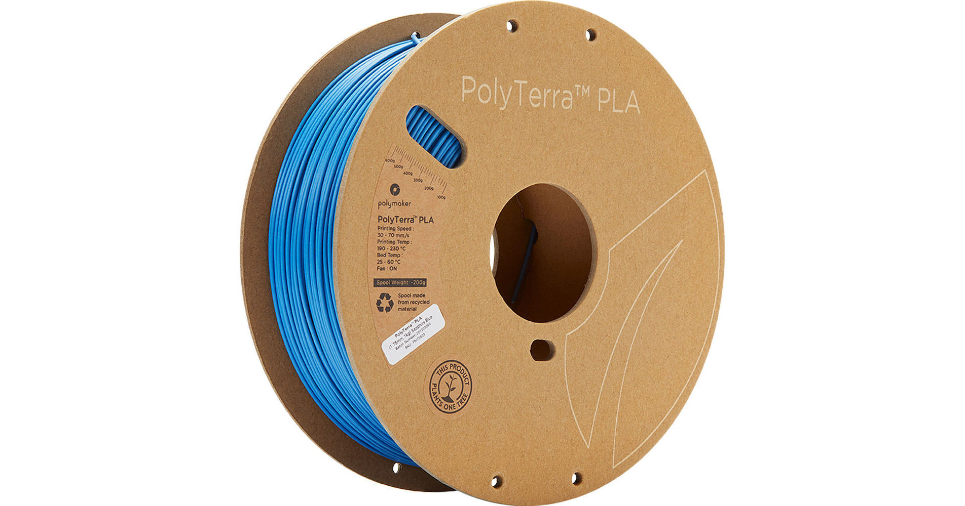 Polymaker 1.75mm PolyTerra PLA Filament PM70828 B&H Photo Video