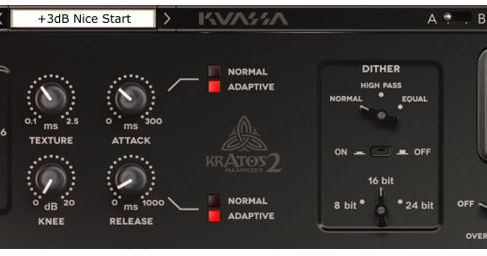 Kuassa Kratos 2 Maximizer Limiter With Adaptive Mode 11-31509