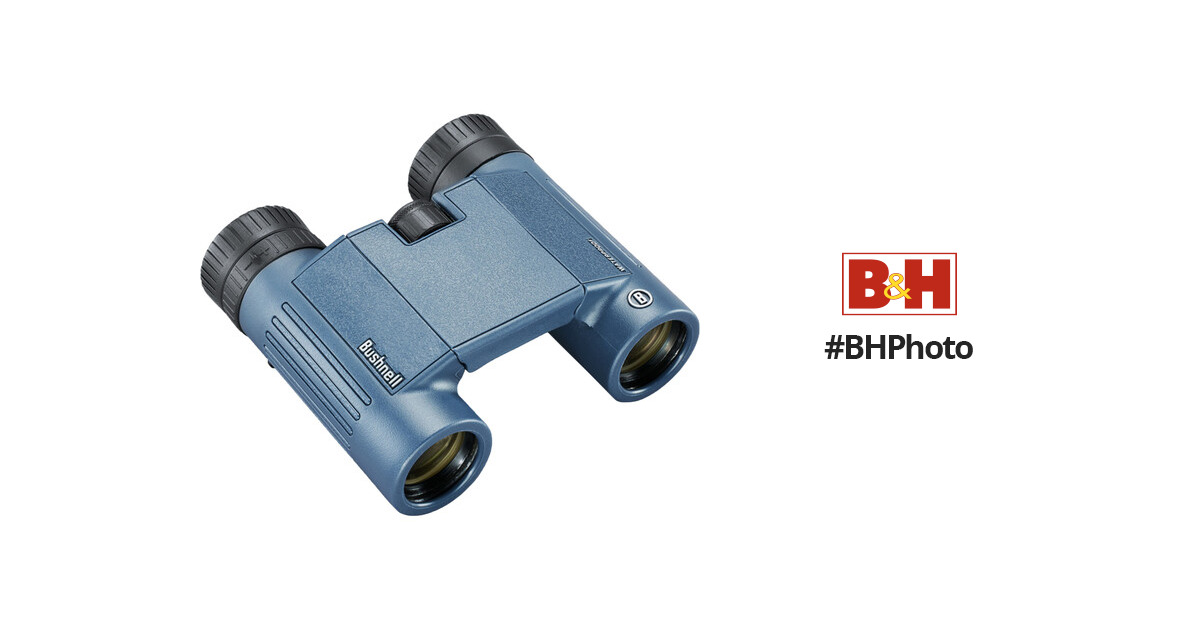 Bushnell 12x25 H2O Compact Binoculars (Dark Blue) 132105R B&H