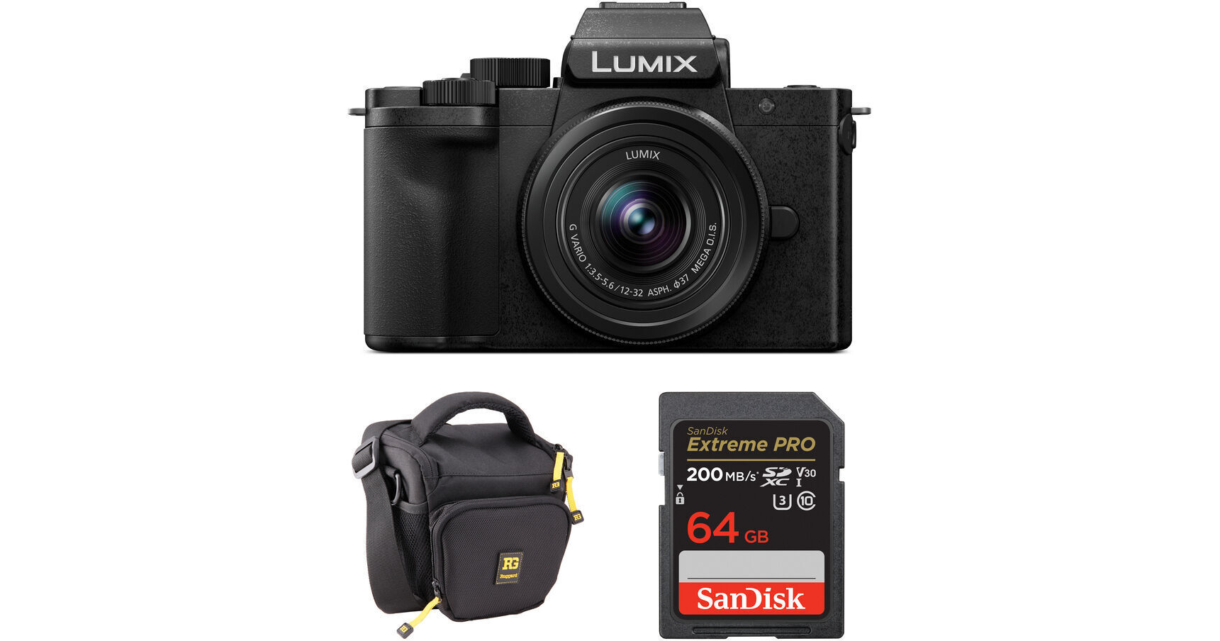 Cámara Mirrorless Panasonic Lumix G100 con Lente de 12 32Mm Grip