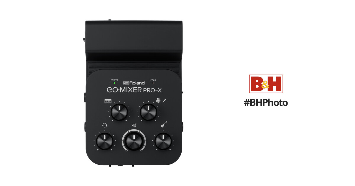 Roland GO:MIXER PRO-X Audio Mixer for Smartphones GOMIXERPX B&H