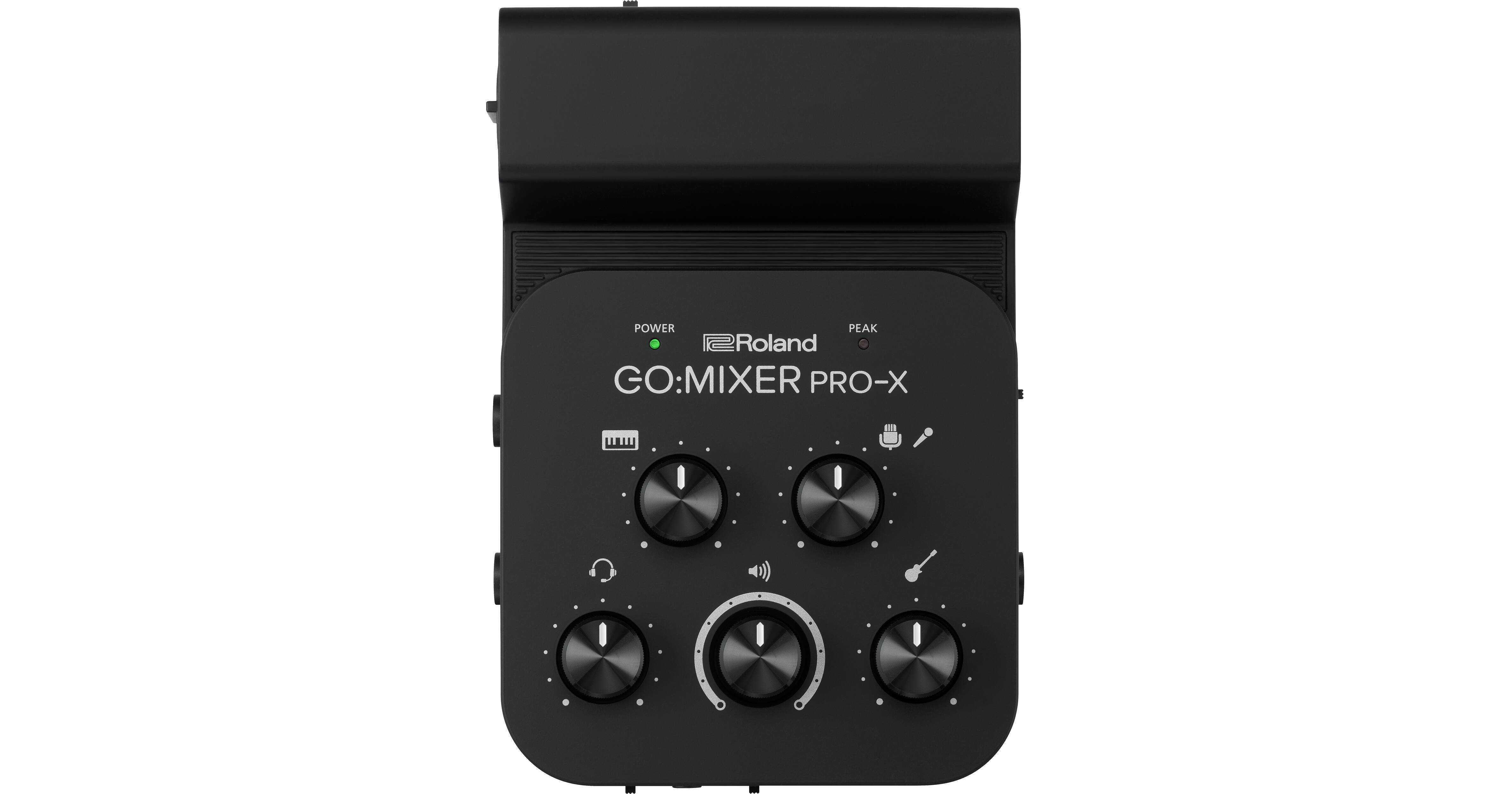 Roland GO:MIXER PRO-X Audio Mixer for Smartphones GOMIXERPX Bu0026H