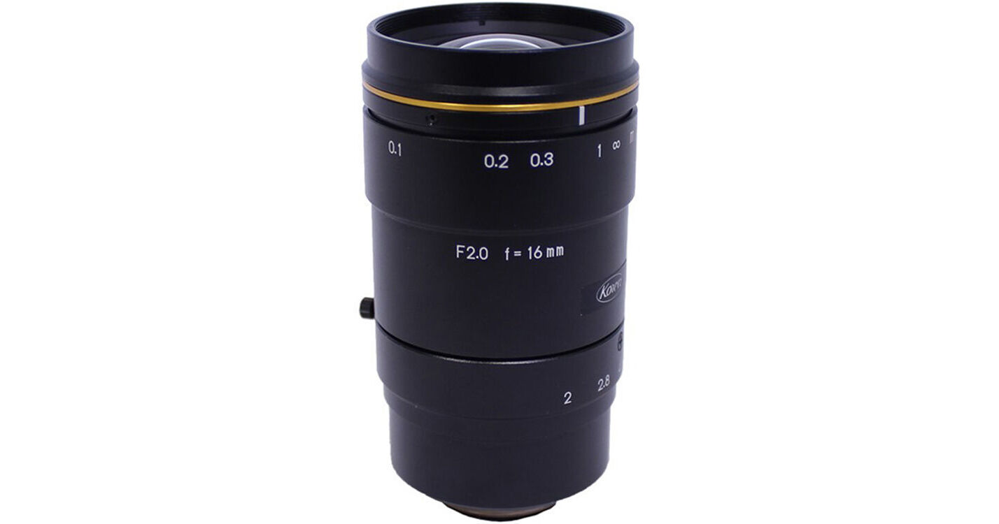 Kowa LM16XC C-Mount 16mm Fixed Focal Lens LM16XC B&H Photo Video