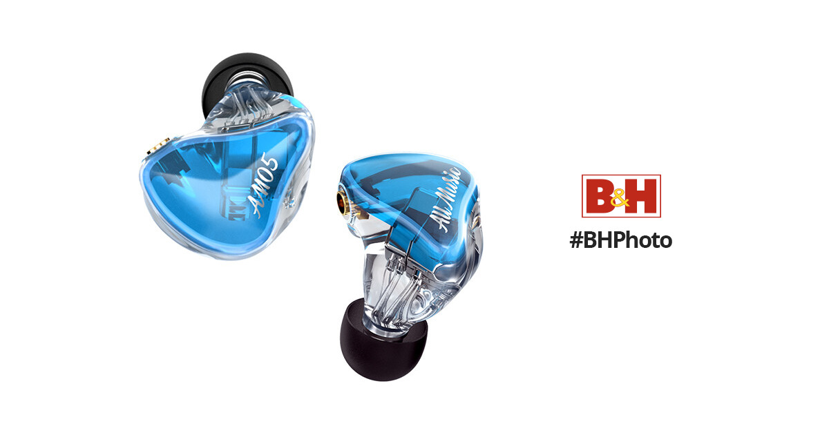 iBasso AM05 Five-Driver In-Ear Headphones (Blue) AM05 (BLUE) Bu0026H
