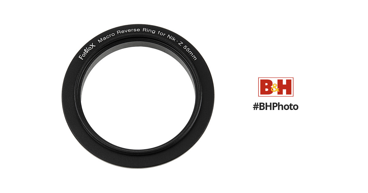 FotodioX Macro Reverse Ring for Nikon Z (55mm) 55-NKZ B&H Photo