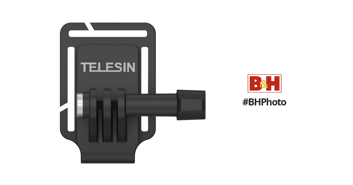 TELESIN Cap/Backpack Strap Clip Mount for GoPro/Acti GP-CFB-001