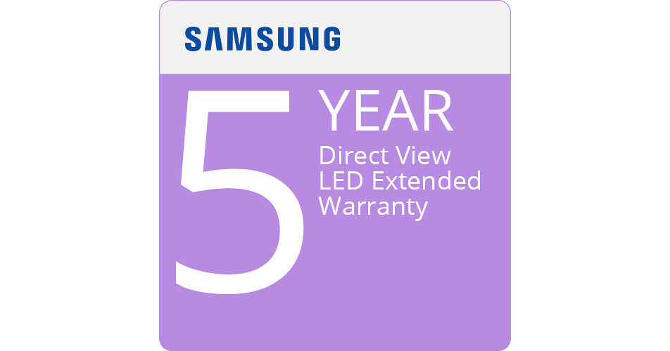 Samsung 5Year Extended Warranty for Direct View PLE2PXX20SS