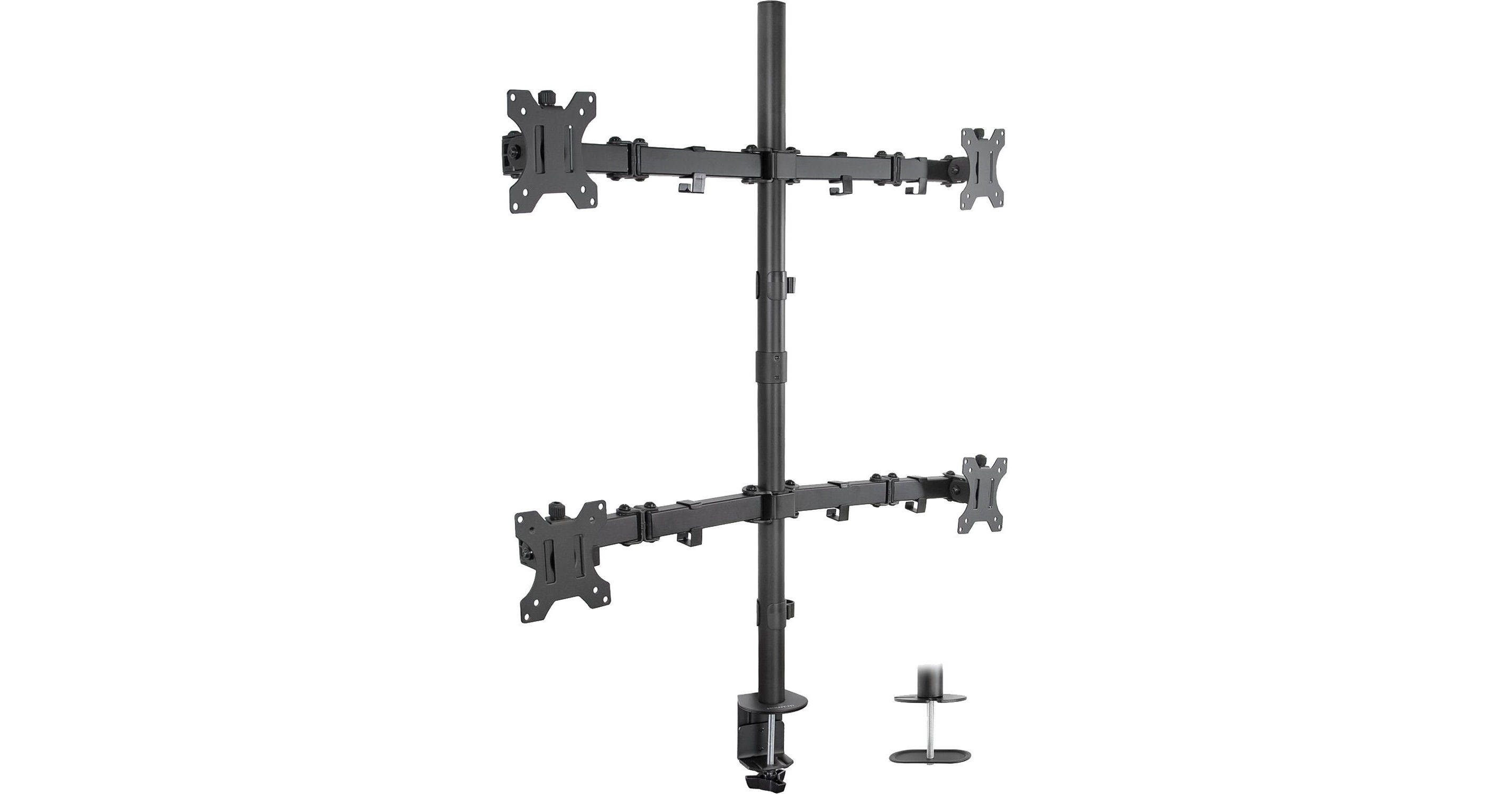 MountIt! QuadMonitor Desk Mount for 19 to 32" Displays MI2754