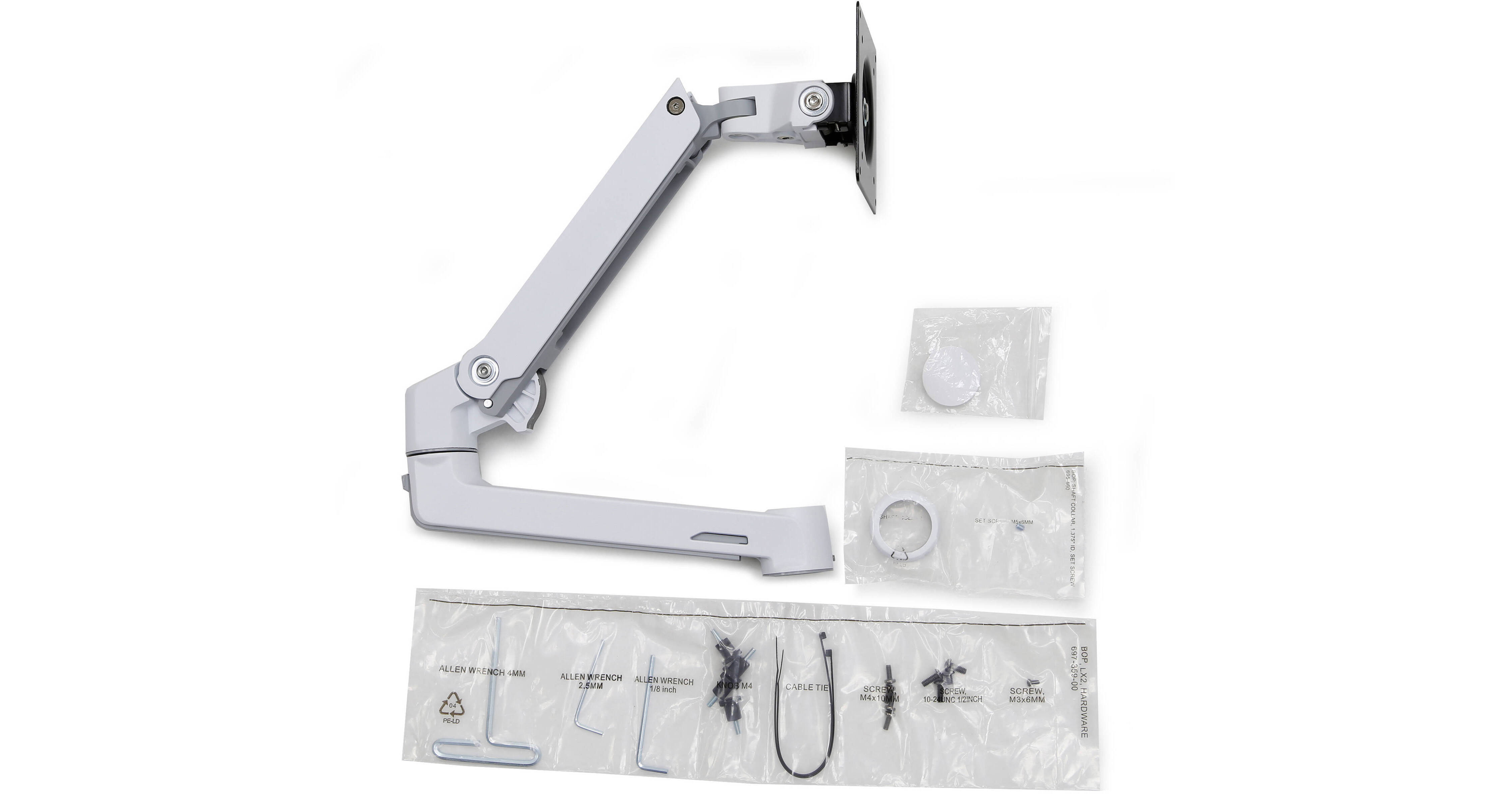 Ergotron LX Extension Arm Kit (White) 98130216 B&H Photo Video