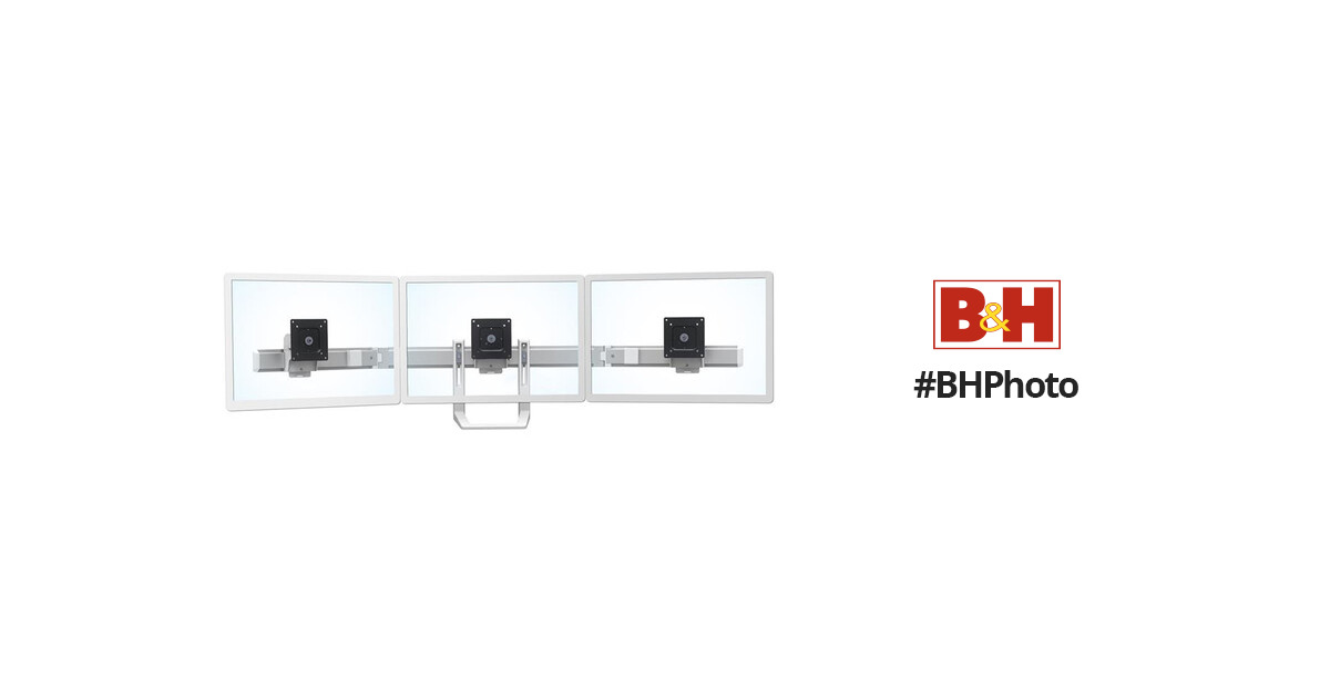 Ergotron HX Triple Monitor Bow Kit (White) 98-009-216 B&H Photo