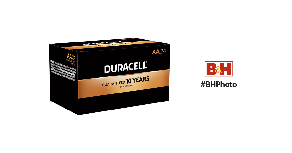 Duracell CopperTop MN1500 battery - 24 x AA type - alkaline - DURMN1500B24  - Office Basics 