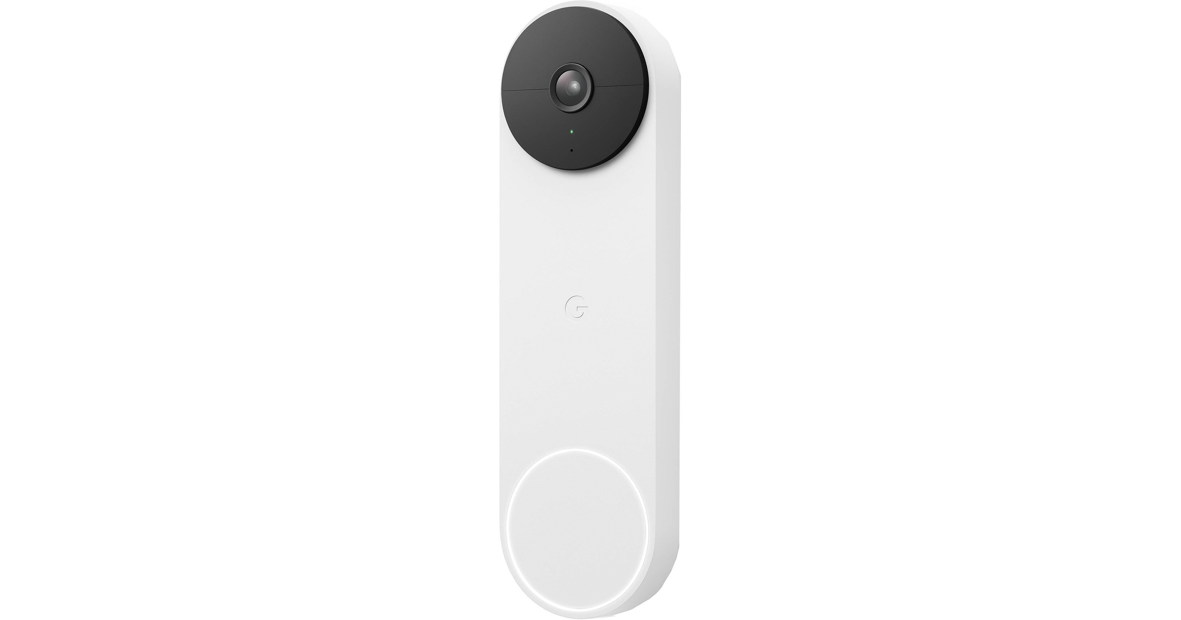 Google Video Doorbell (Battery, White) GA01318-US B&H Photo Video