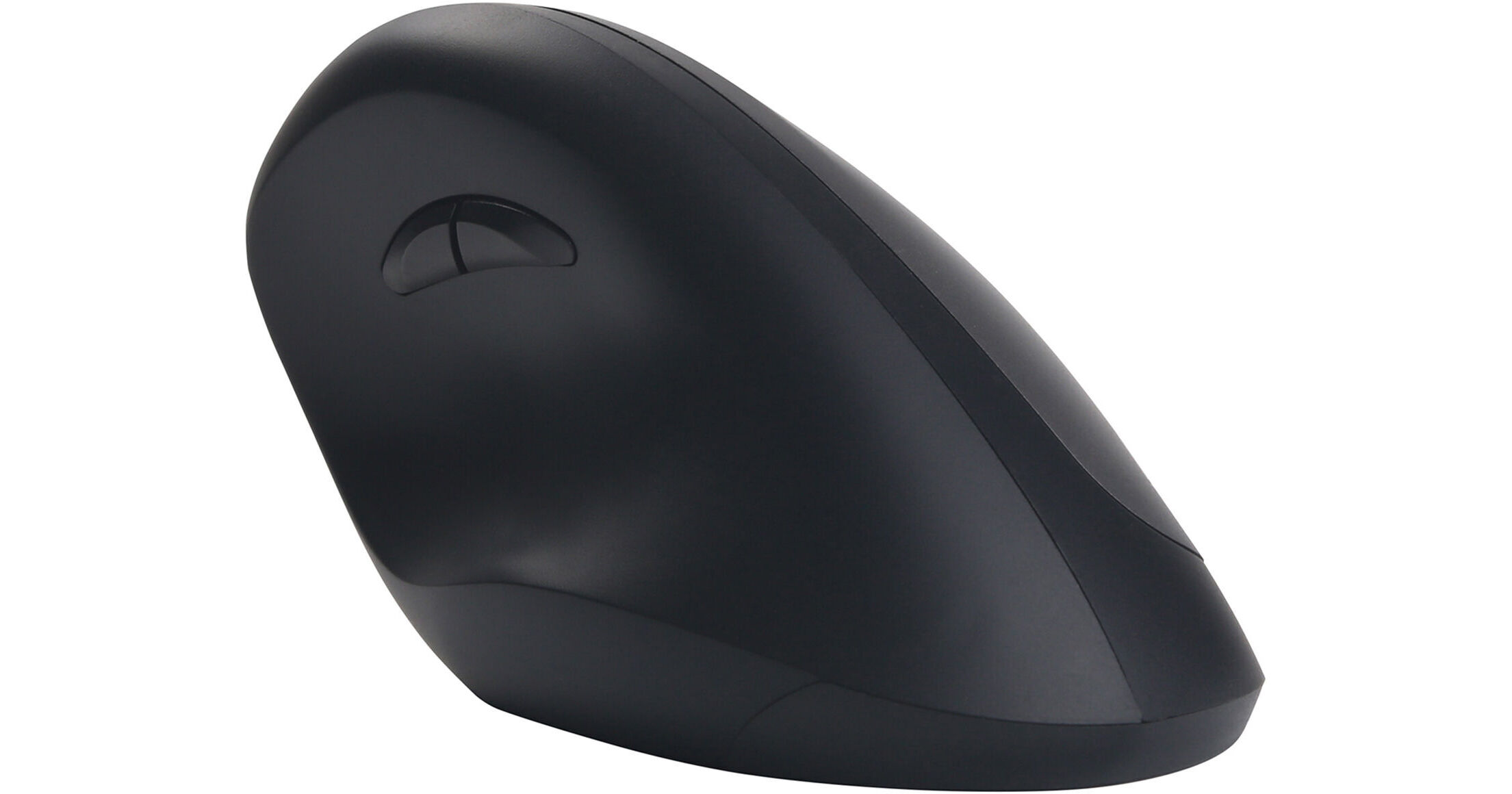 iMouse A20 Antimicrobial Vertical Wireless Mouse, 2.4 GHz Frequency/33 ft  Wireless Range, Right Hand Use, Black/Granite