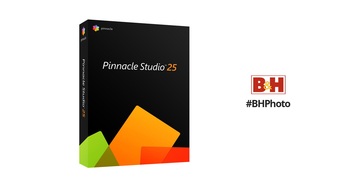 Pinnacle Studio 25 Standard (DVD & Download Card) PNST25STEFAM
