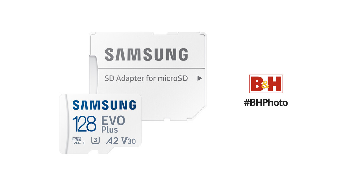 Samsung 128GB EVO Plus UHS-I microSDXC Memory Card MB-MC128KA/AM