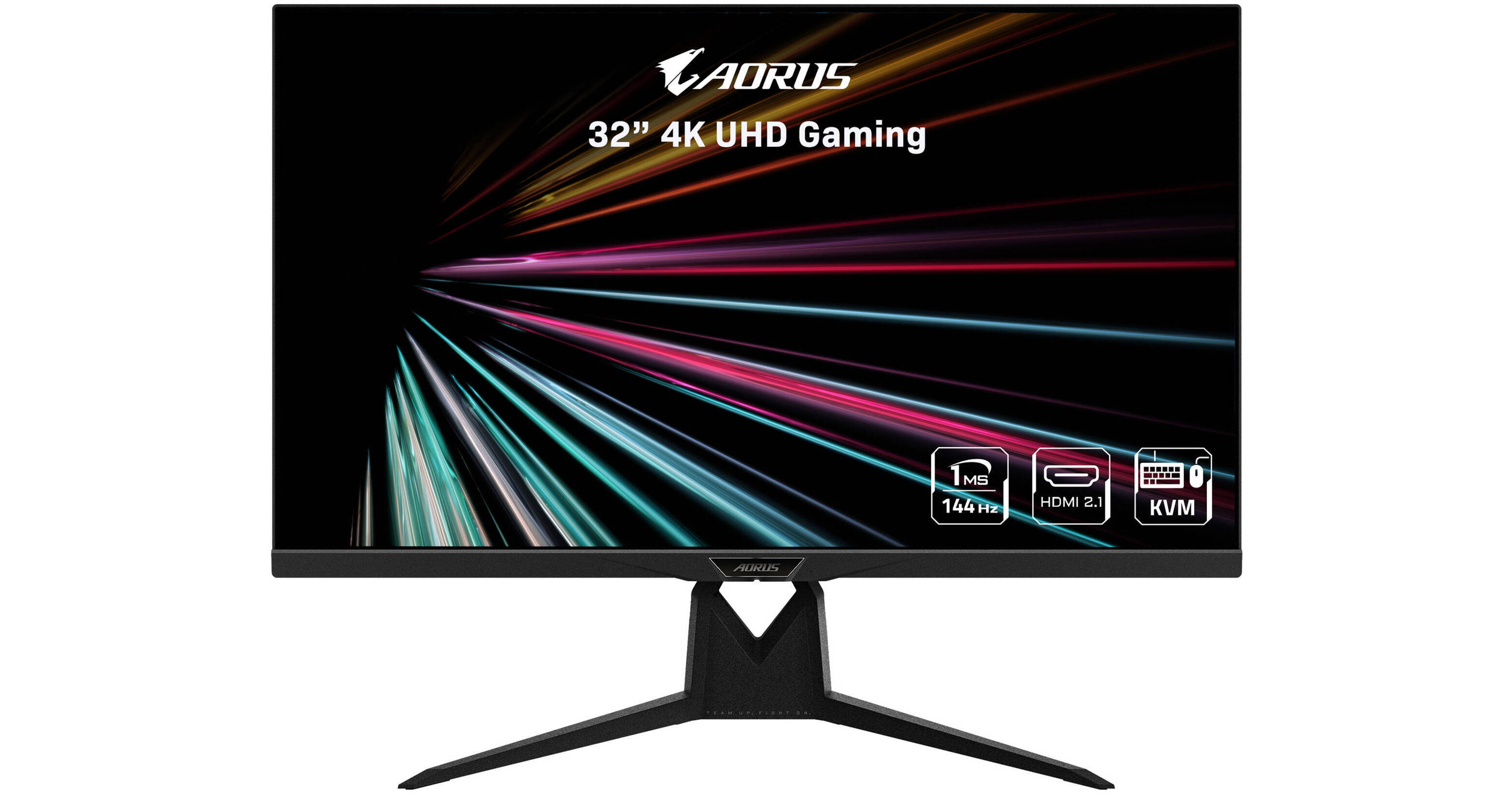 AORUS FI32U-SA-R Monitor de juegos IPS 4K SS de 32 pulgadas (exclusiva  pantalla ANC/3840x2160 incorporada/frecuencia de actualización de 144  Hz/tiempo