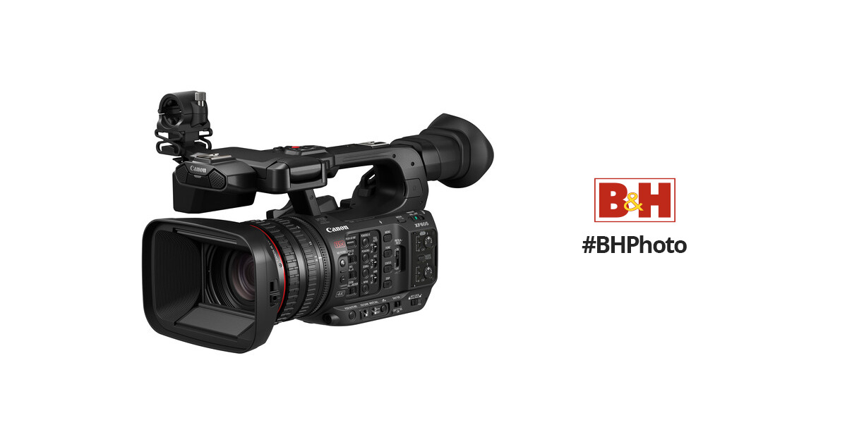 Canon XF605 UHD 4K HDR Pro Camcorder 5076C002 B&H Photo Video
