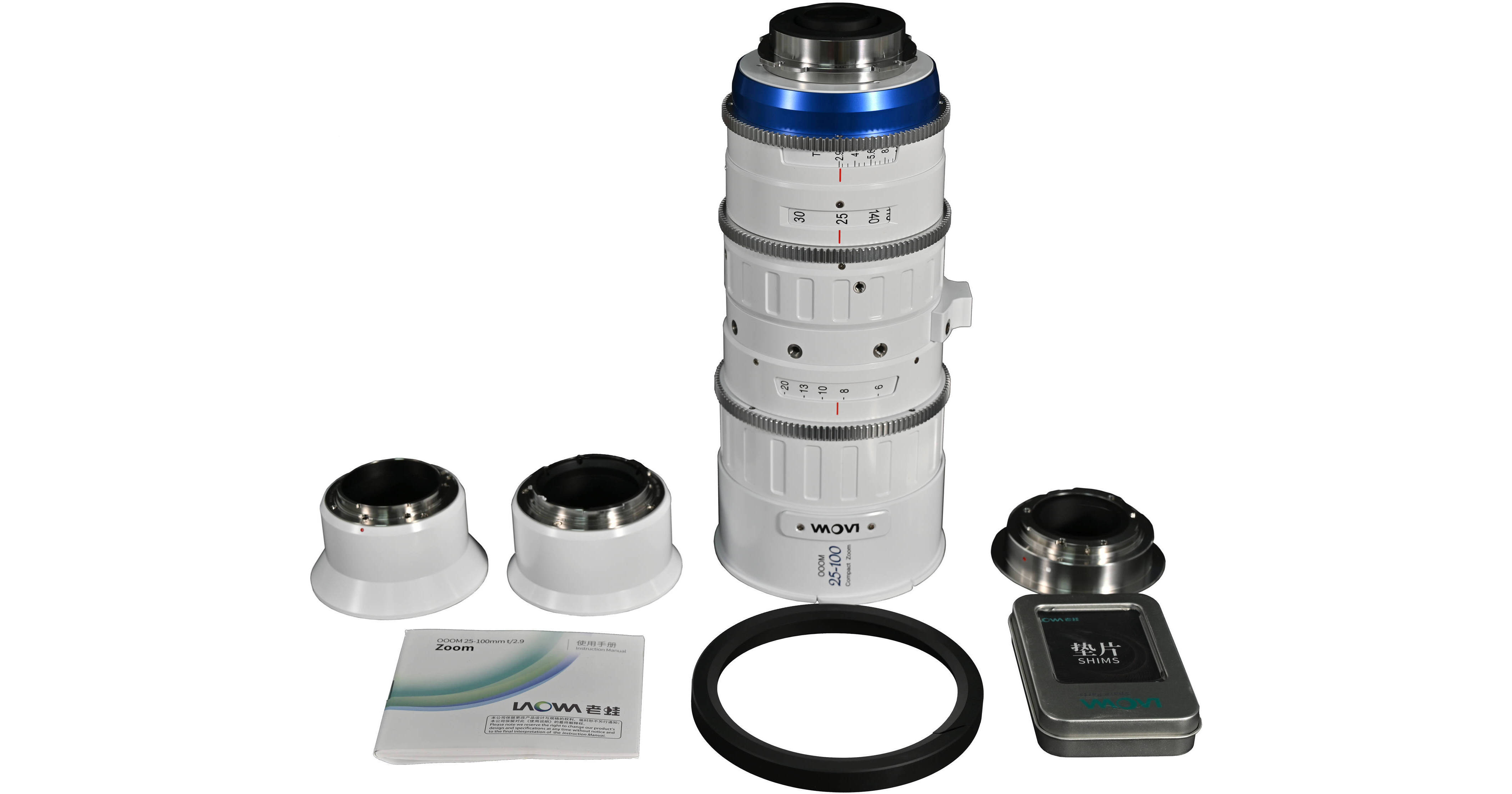 Venus Optics Laowa OOOM 25-100mm T2.9 Cine Lens OOOM25100PLBW