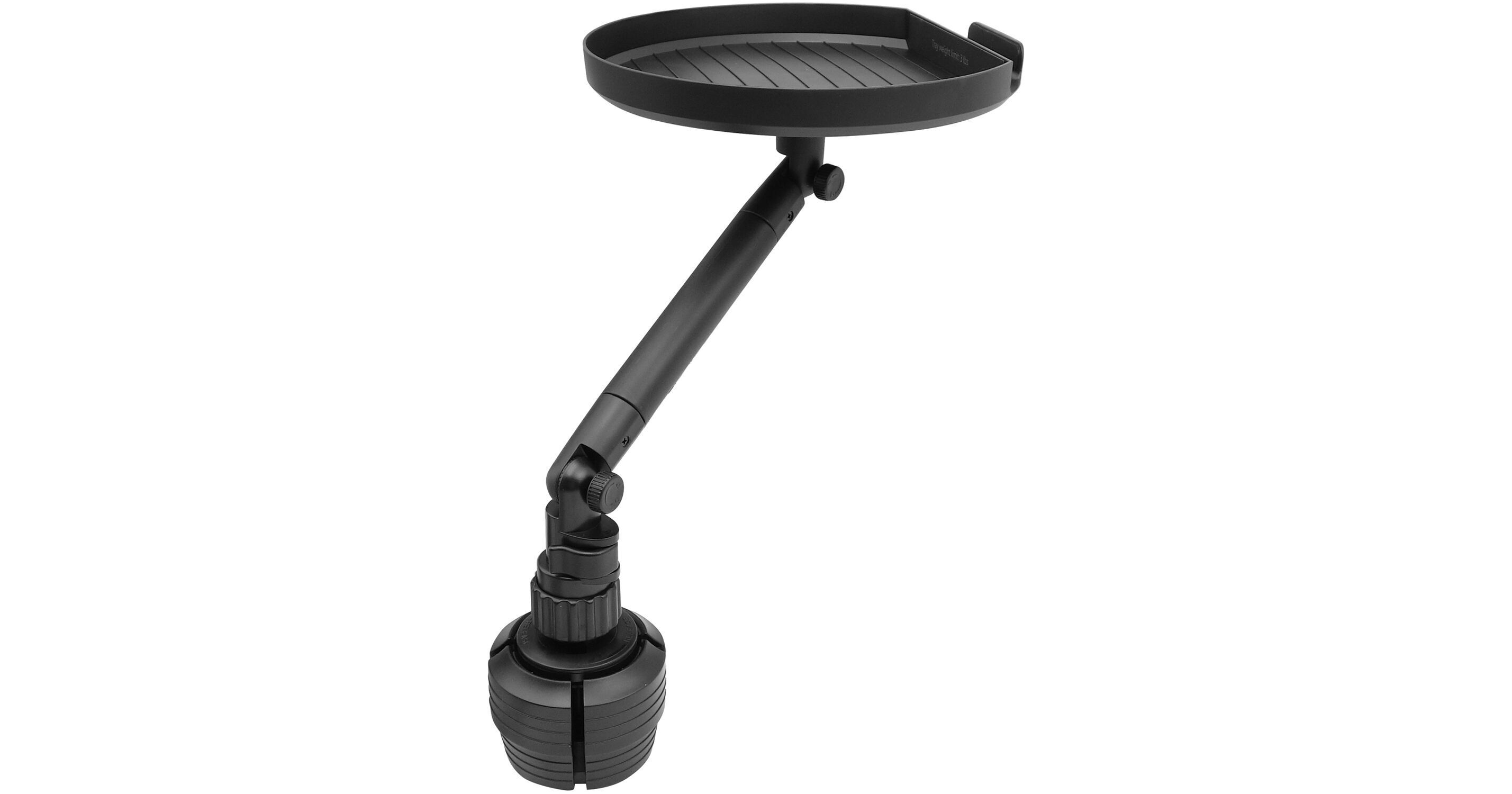 Macally Black Car Mount Table Tray With Cup Holder And Phone Slot