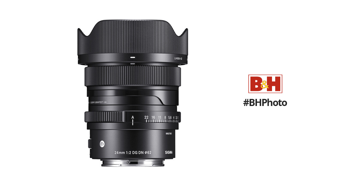 Sigma 24mm f/2 DG DN Contemporary Lens for Sony E 403965 B&H