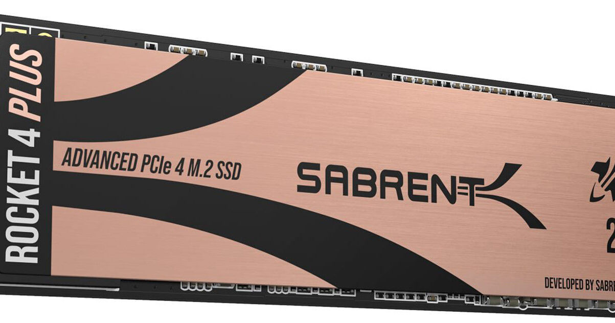 Sabrent 2TB Rocket 4 PLUS NVMe PCIe 4.0 M.2 2280 SB-RKT4P-2TB