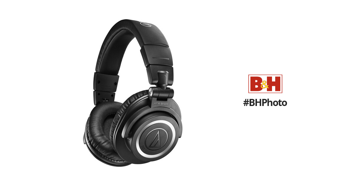 Audio Technica M50xBT2 - Wireless Overear Headphones (Black)