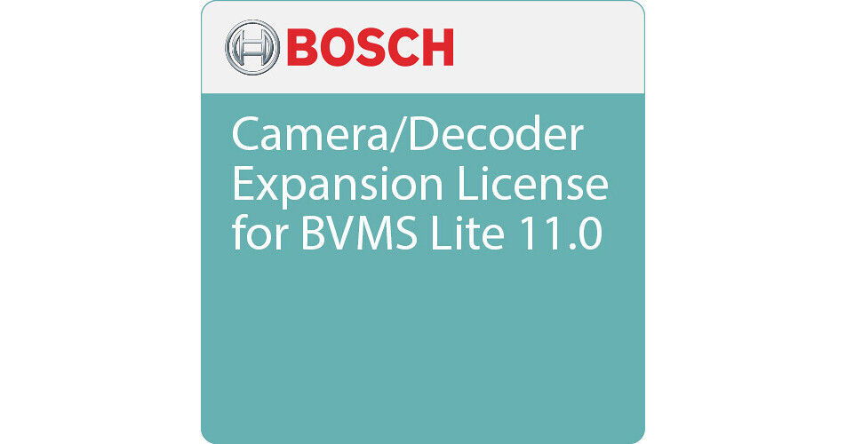 Bosch Camera/Decoder Expansion License for BVMS Lite