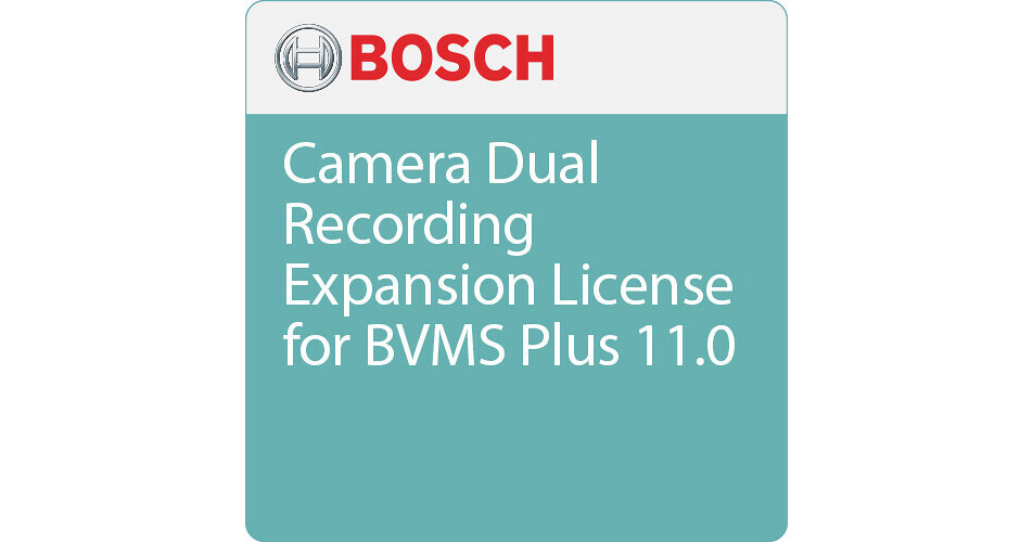Bosch Camera Dual Recording Expansion License MBVXDURPLU B&H