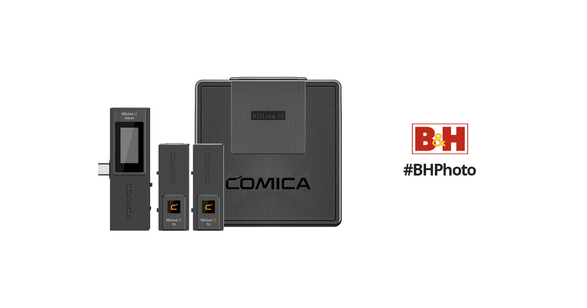 Comica Audio VDLive10 Ultracompact 2-Pers VDLIVE10 USB(BLACK)