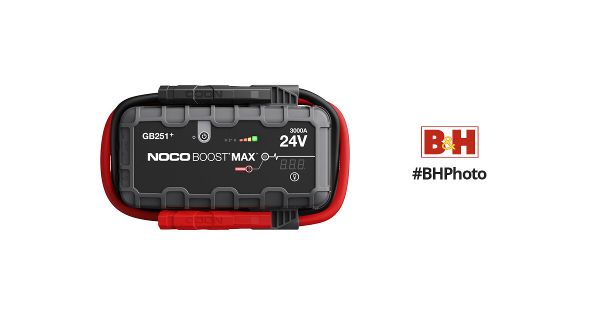 NOCO Boost Max GB251 3000 Amp 24-Volt Ultra Safe Portable Lithium Jump  Starter