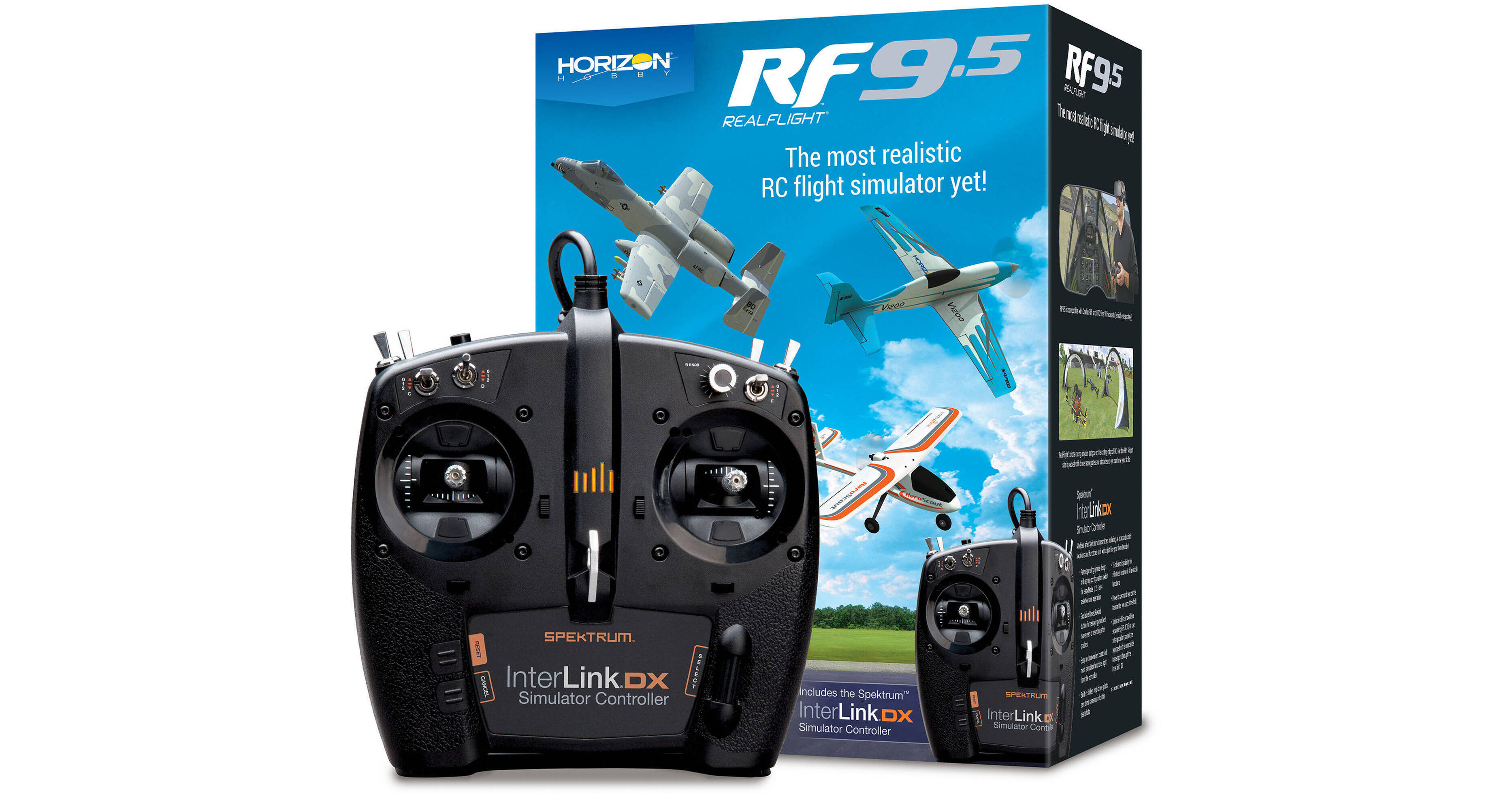 Spektrum RealFlight 9.5 Flight Simulator with InterLink RFL1200