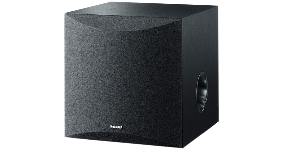 シルバー金具 特価Yamaha 8" 100W Powered Subwoofer Black (NS-SW050BL)並行輸入商品  その他オーディオ機器アクセサリー