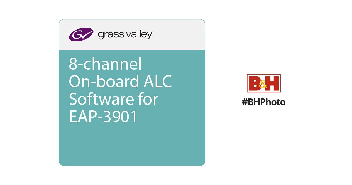 Grass Valley 8channel Onboard ALC Software EAP3901OPTALC8