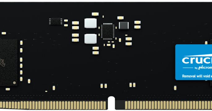 Crucial 8GB DDR5 4800 MHz UDIMM Memory Module CT8G48C40U5 B&H